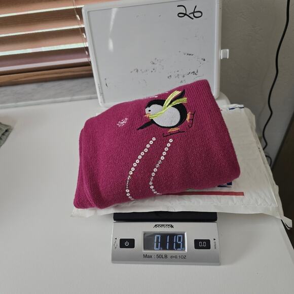 Nouveaux Red Ugly Christmas Sweater Vest Zip Up Holidays Christmas Trees L - Picture 14 of 14